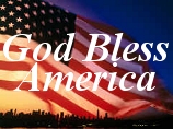 God Bless America banner. W: 158, H: 118. Type: PSP Jpeg. Free source image.