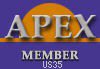 Association for Positive Ethical Exchange (APEX) member badge. W: 100, H: 69. Type: PSP Jpeg. 3.44kb