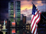9-11-2001 WTC Memorial Tribute. W: 149, H: 112. Photo by AOL. 14.4kb