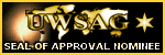 UWSAG Seal of Approval Nominee badge. W: 150, H: 50. Type: PSP GIF. 4.91kb